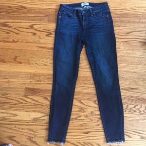 PAIGE skinny jeans dark wash